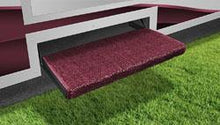 Load image into Gallery viewer, Camper Step Rug, Jumbo Wraparound Plus, Burgundy, 23" W