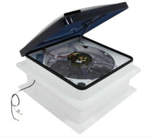 Load image into Gallery viewer, Fan-Tastic Vent Roof Vent w/ 12V Fan and Thermostat - Manual Lift - 14-1/4" x 14-1/4"
