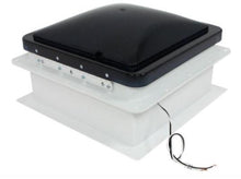 Load image into Gallery viewer, Fan-Tastic Vent Roof Vent w/ 12V Fan and Thermostat - Manual Lift - 14-1/4" x 14-1/4"