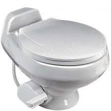 Load image into Gallery viewer, Dometic Sealand Traveler 511H Low Profile RV Toilet White