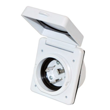 Load image into Gallery viewer, 30 Amp RV White Power Inlet