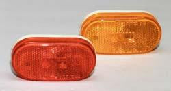 #138 Rectangular Clearance Light, Red