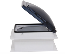 Load image into Gallery viewer, Fan-Tastic Vent RV or Trailer Roof Vent - Manual - 14-1/4" x 14-1/4" - Smoke