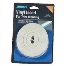 Load image into Gallery viewer, RV Vinyl Insert Molding Trim -Camco- 3\4"W-  25'L- Colonial White