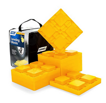 Load image into Gallery viewer, 10 Pack Camco Yellow RV Leveling Blocks 44505