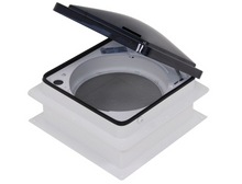 Load image into Gallery viewer, Fan-Tastic Vent RV or Trailer Roof Vent - Manual - 14-1/4" x 14-1/4" - Smoke